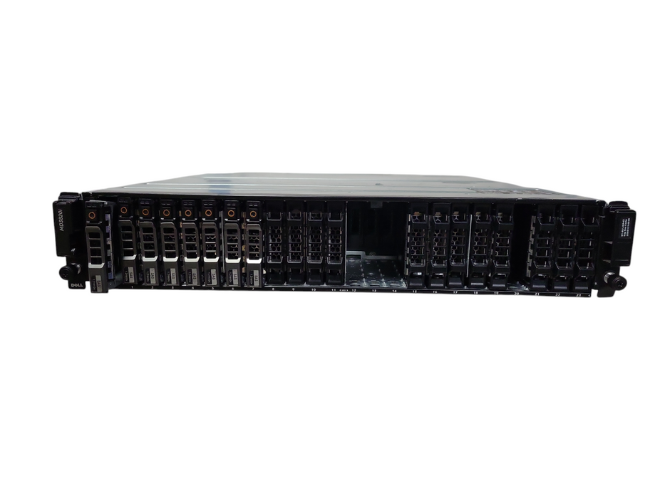 Dell PowerVault MD3820i 24x 2.5" Bays Storage Array, 2x 10G-iSCSI-2 Modules