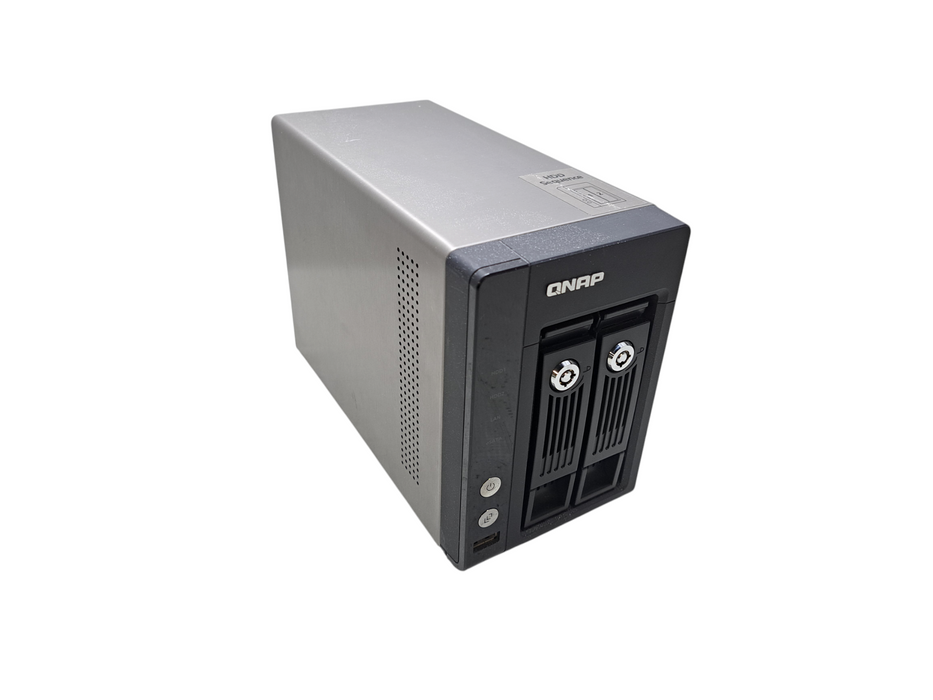 QNAP TS-221 | 2-Bay Network Attached Storage NAS w/ 2x 2TB HDD's, No AC
