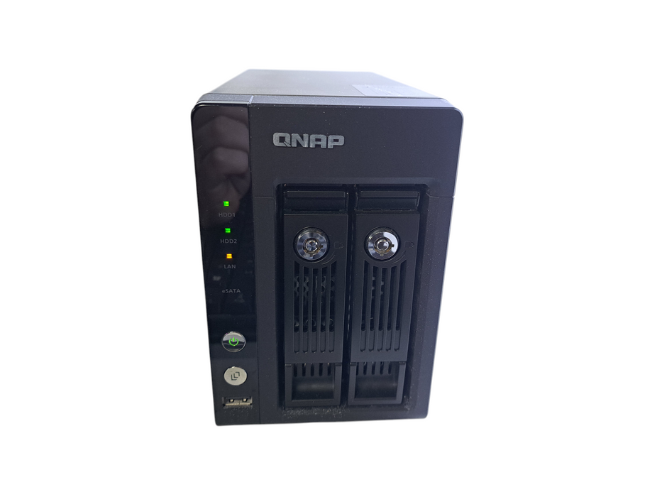 QNAP TS-221 | 2-Bay Network Attached Storage NAS w/ 2x 2TB HDD's, No AC