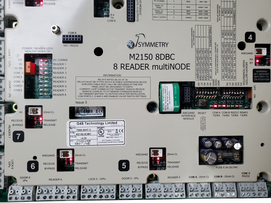 G4S M2150-8DBC 8 READER multiNODE | 7000-5447-2 *READ*