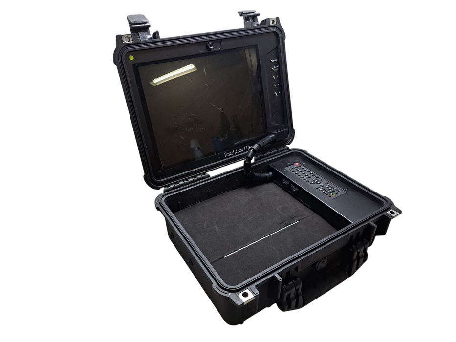 Tactical Lite Rugged Portable Video Monitor Surveillance System LCD w/ Hard Case