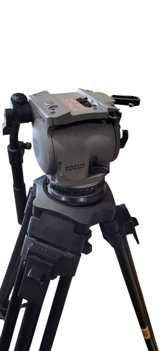 Cartoni Focus Fluid-Drag Camera Head with Manfrotto ATR 250 Tripod