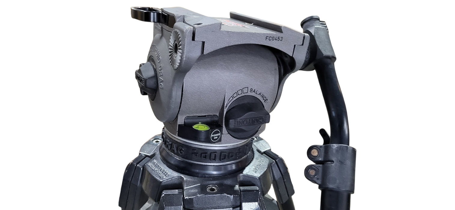 Cartoni Focus Fluid-Drag Camera Head with Manfrotto ATR 250 Tripod