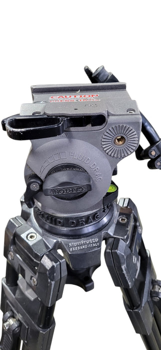 Cartoni Focus Fluid-Drag Camera Head with Manfrotto ATR 250 Tripod