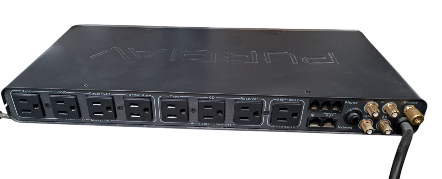 Belkin Pure AV AP20800-10 Home Theater Power Console Surge Protector 8 Outlets