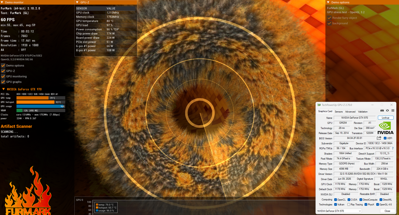 GIGABYTE GeForce GTX 970 4GB GDDR5 Graphics Card