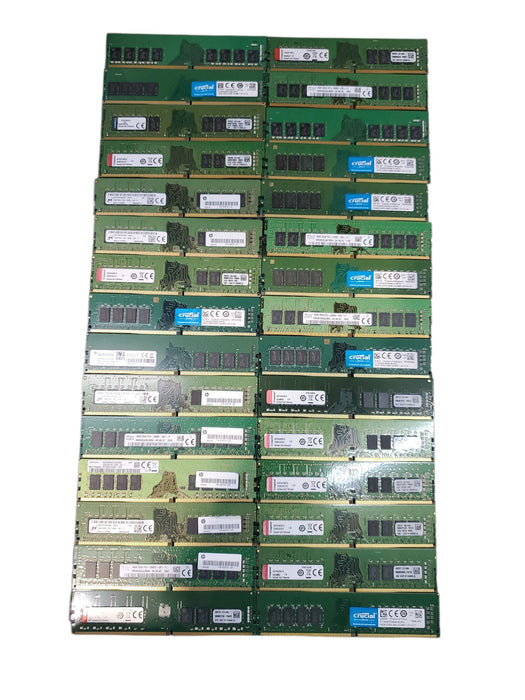 Lot of 30x, Assorted 16GB DDR4 Desktop RAM