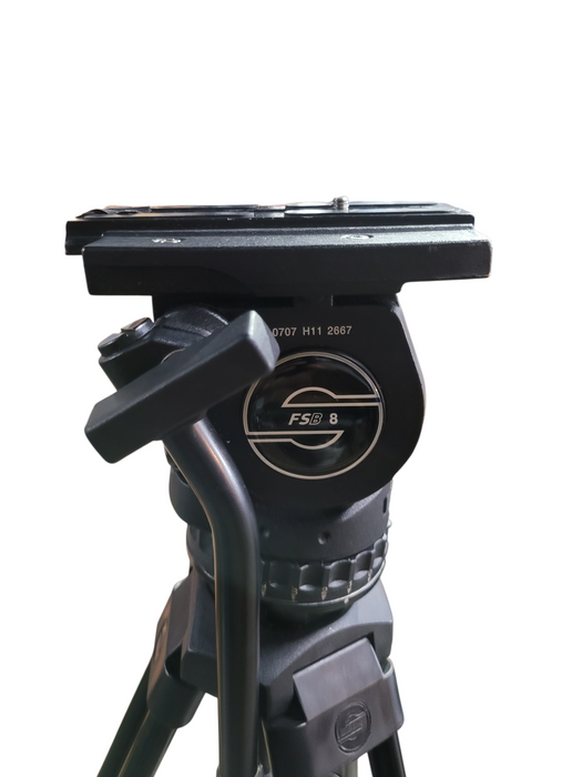 Sachtler FSB8 Mid-Level Spreader Carbon Fiber Fluid Head Tripod FSB-8