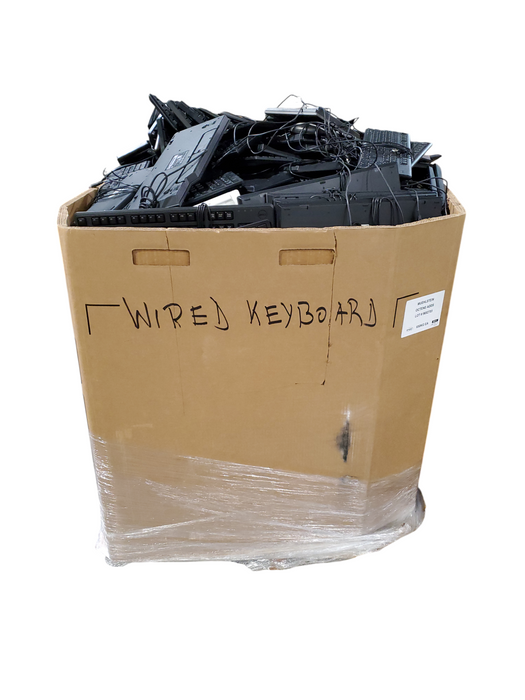 Bin of Assorted Wired Keyboards/Mice (AS-IS) Approx 664lbs