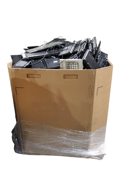 Bin of Assorted Wired Keyboards/Mice (AS-IS) Approx 664lbs