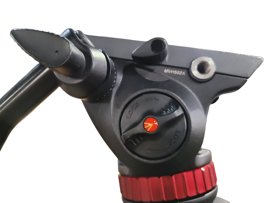 Manfrotto 525MVB Video Tripod With MVH502A Pro Fluid Head