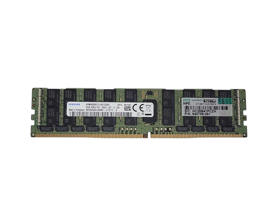 Samsung 64GB 4DRx4 PC4-2666V-LD2 ECC LRDIMM DDR4 Server RAM