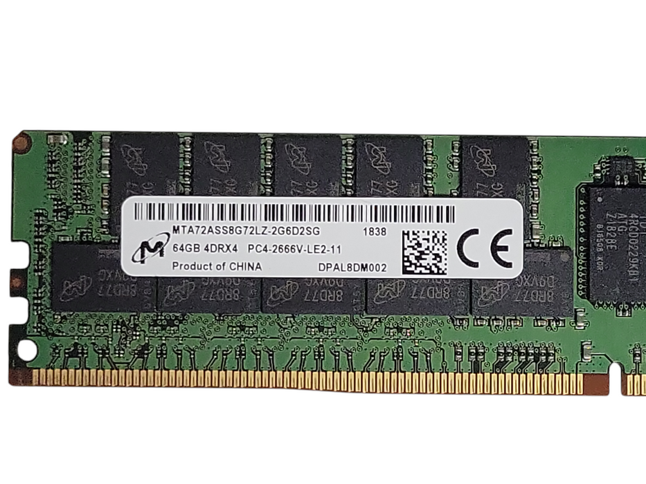 Micron 64GB 4DRx4 PC4-2666V-LE2 ECC LRDIMM DDR4 Server RAM