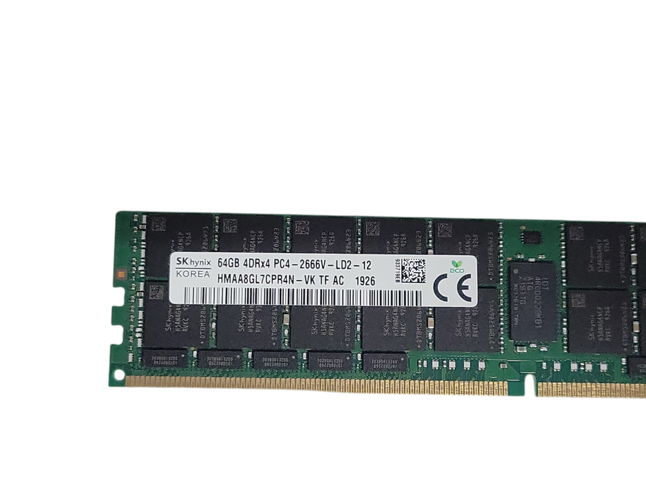 SKhynix 64GB 4DRx4 PC4-2666V-LD2 ECC LRDIMM DDR4 Server RAM