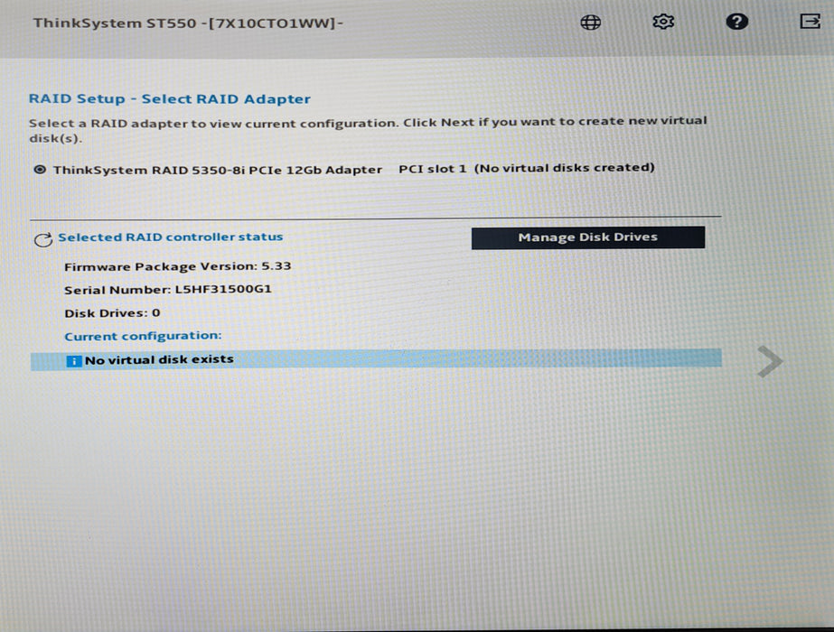 Lenovo ThinkSystem ST550 | 2x Xeon Silver 4208, 64GB DDR4 3200MHz, 5350-8i RAID
