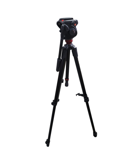 Manfrotto 755XB Tripod W/ Fluid Head 501HDV Camera Mount
