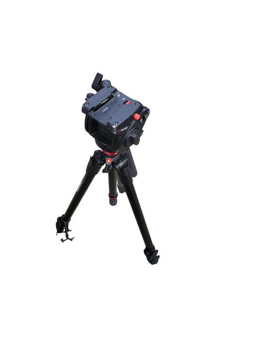 Manfrotto 755XB Tripod W/ Fluid Head 501HDV Camera Mount