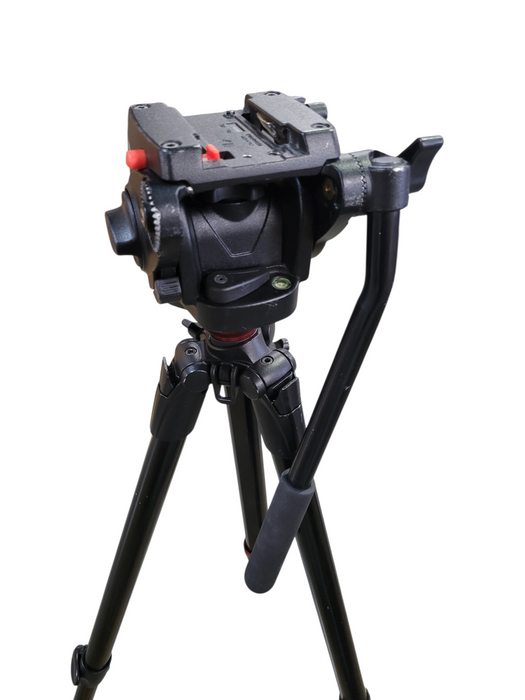 Manfrotto 755XB Tripod W/ Fluid Head 501HDV Camera Mount