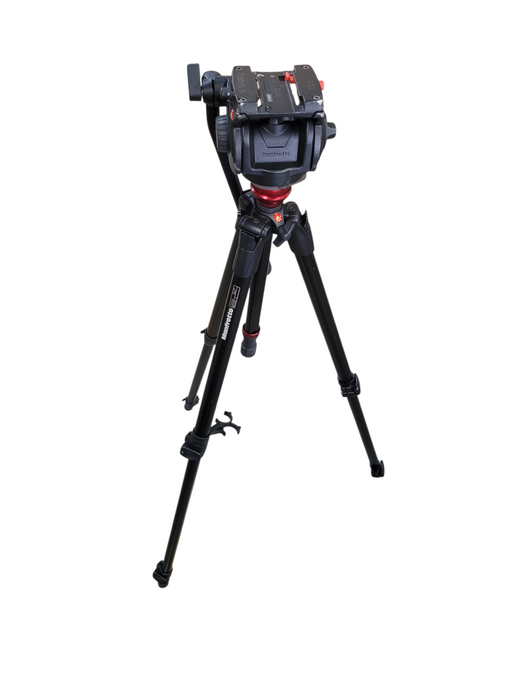 Manfrotto 755XB Tripod W/ Fluid Head 501HDV Camera Mount