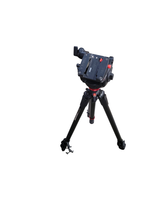 Manfrotto 755XB Tripod W/ Fluid Head 501HDV Camera Mount
