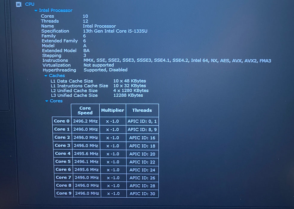 Dell Latitude 3440 Intel Core i5-1335U 1.30GHz 16GB RAM 256GB SSD READ