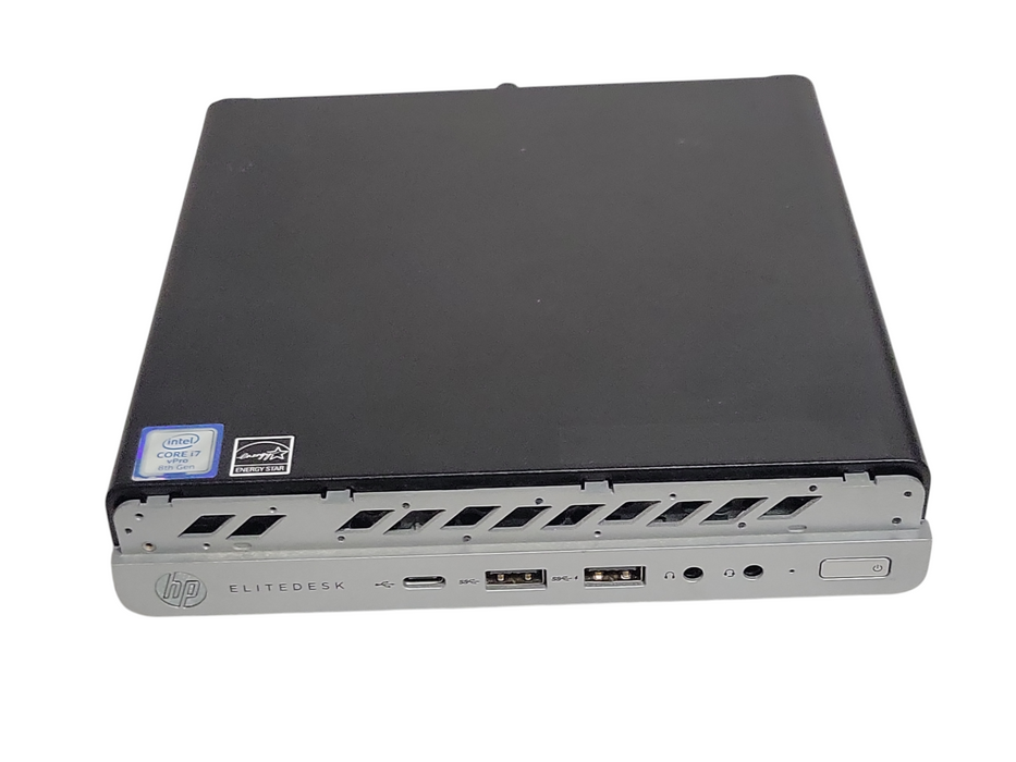 HP EliteDesk 800 G4 Mini PC, core I7-8700T 2.40GHz, 16GB DDR4, 256GB NVMe, READ