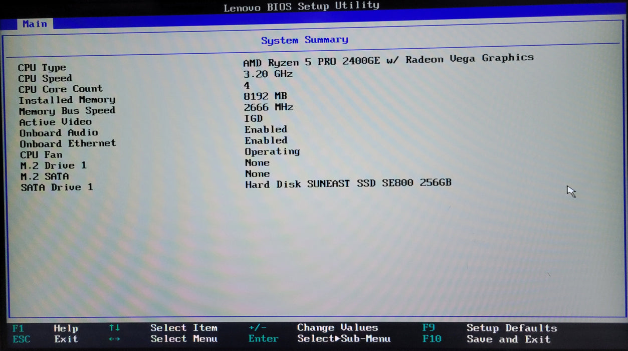 Lenovo ThinkCentre M715q |Ryzen 5 PRO 2400GE @3.20GHz 8GB DDR4 256SSD