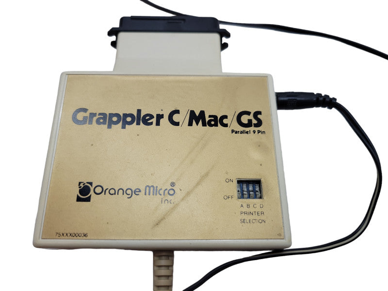 Grappler C/Mac/GS (Orange Micro Inc) Vintage Printer Interface Parallel 9 Pin %