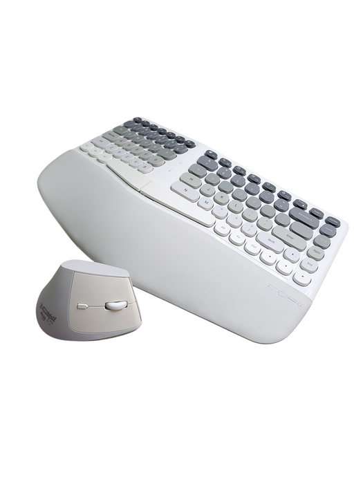 Wireless Ergonomic Keyboard and Mouse Combo. Bomi