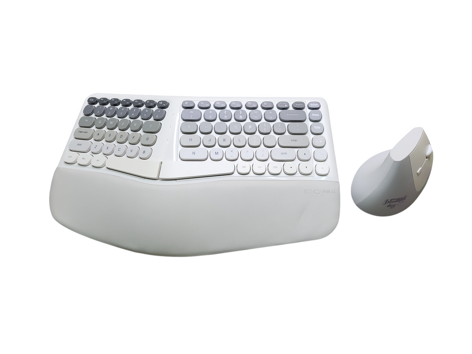 Wireless Ergonomic Keyboard and Mouse Combo. Bomi