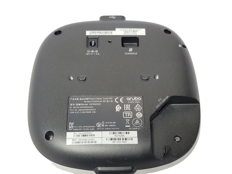 Aruba APIN0505 500 Series Wireless Access Point AP-505-RW, READ _
