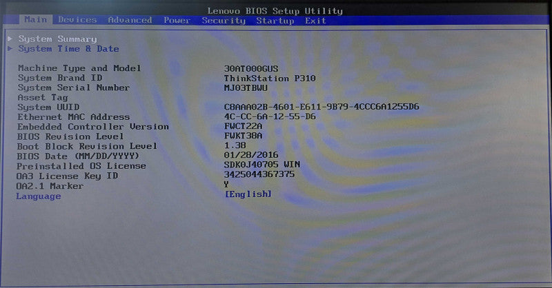 Lenovo ThinkStation P310 | Xeon E3-1245 v5 @ 3.50GHz, 8GB DDR4, No HDD *READ*