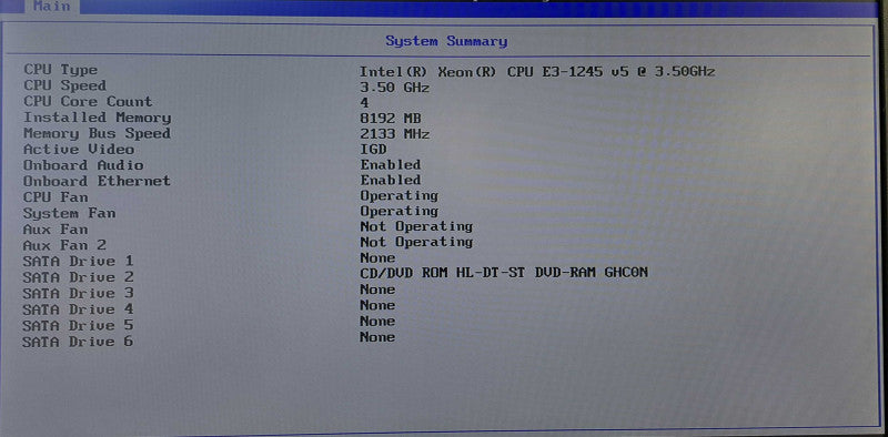 Lenovo ThinkStation P310 | Xeon E3-1245 v5 @ 3.50GHz, 8GB DDR4, No HDD *READ*