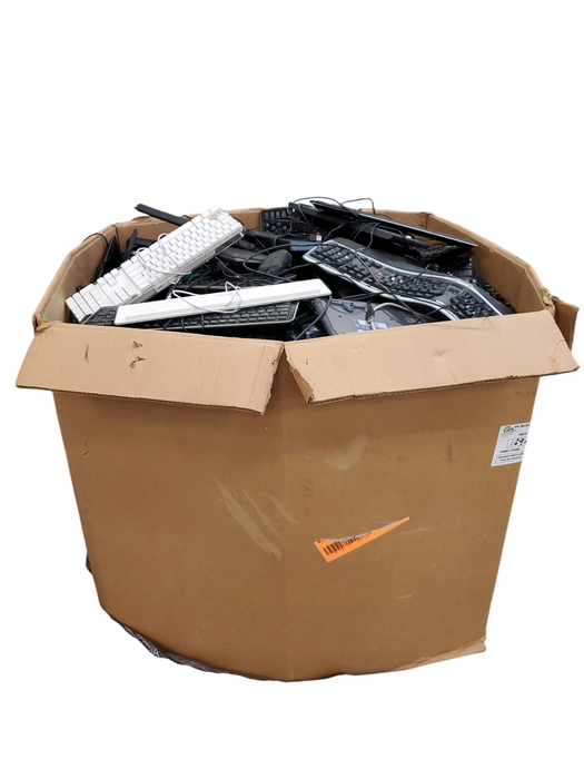 Bin of Assorted Wired Keyboards/Mice (AS-IS) Approx 505lbs