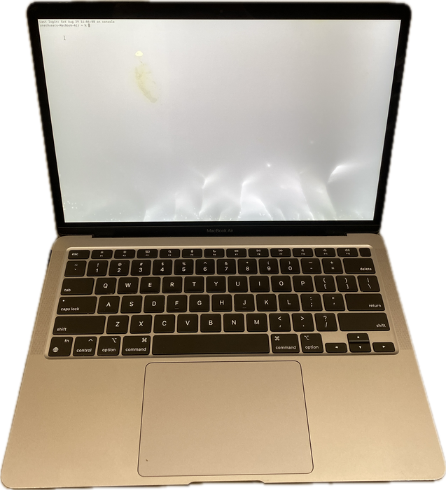Apple MacBook Air M1 2020 8GB 256SSD Faulty LCD Faulty Battery For Parts/Repair