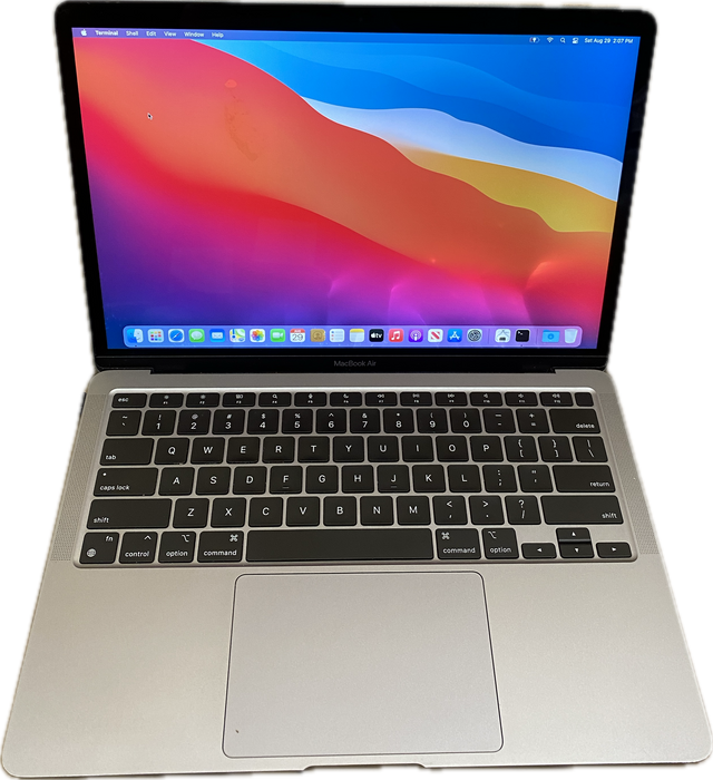 Apple MacBook Air M1 2020 8GB 256SSD Faulty LCD Faulty Battery For Parts/Repair