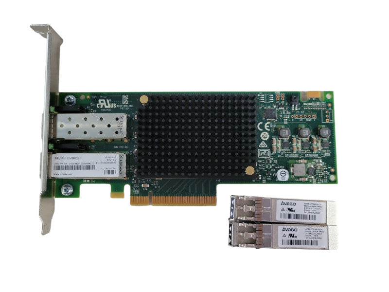 Emulex LPe32002-AP P011324-21G Dual-Port 32G FC HBA Low Profile Card !