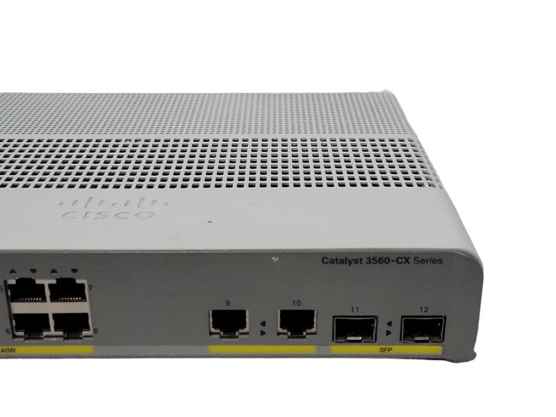 Cisco WS-C3560CX-8PC-S 8-Port Gigabit PoE+ 2x SFP Switch _
