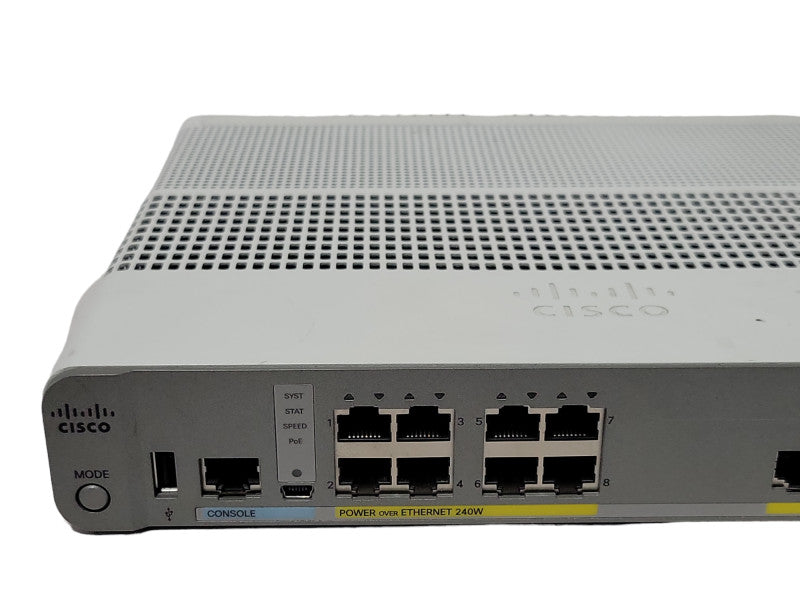 Cisco WS-C3560CX-8PC-S 8-Port Gigabit PoE+ 2x SFP Switch _