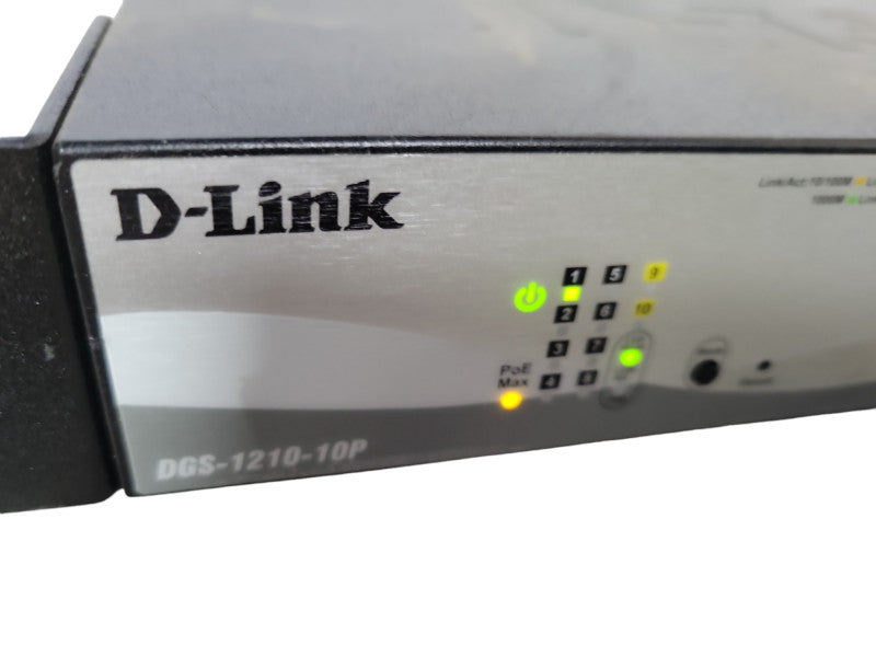D-Link DGS-1210-10P, 10-Port Web Smart Managed Gigabit PoE Switch !