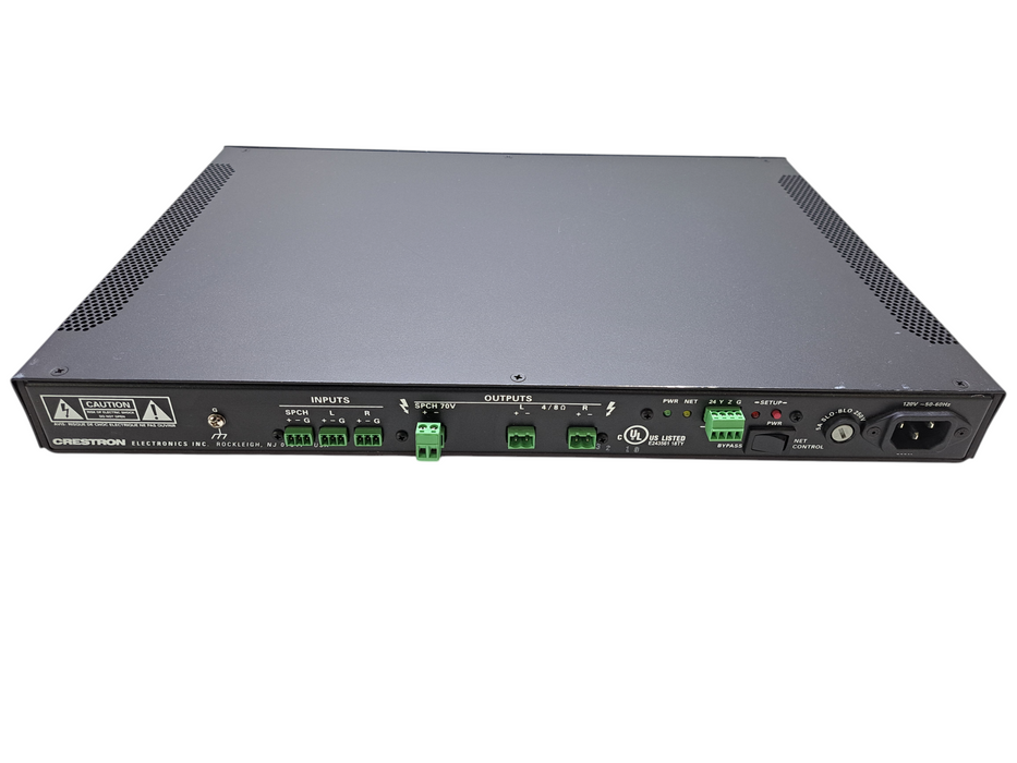 Crestron QM-AMP3X80MM Professional Multimedia Audio Amplifier 3-Channel 80W