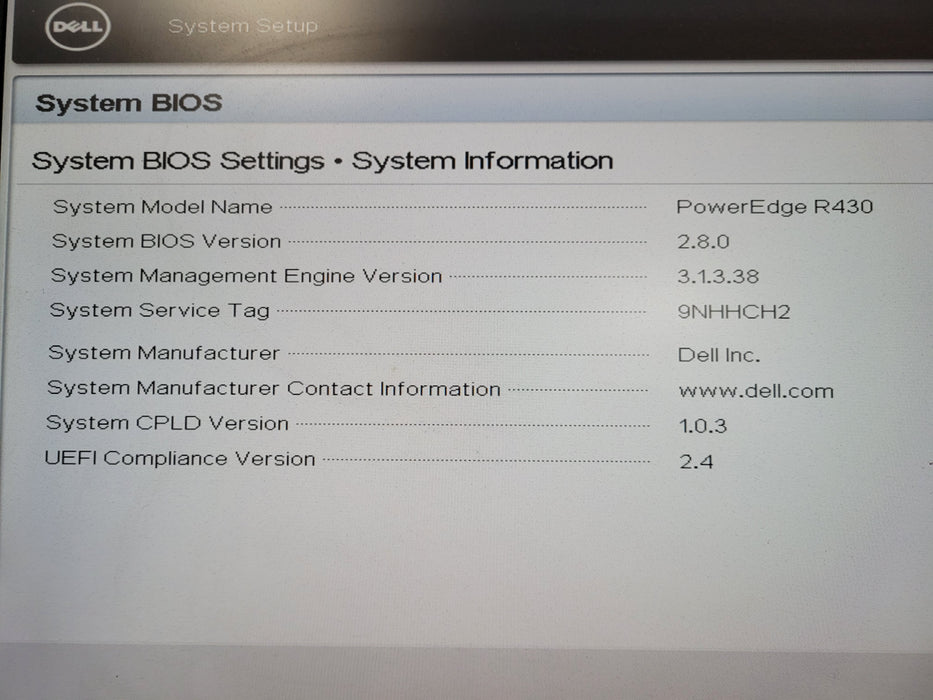 Dell PowerEdge R430 Server Xeon E5-2620 V3 | 16GB DDR4 |No HDD|H730 Mini| 2x PSU