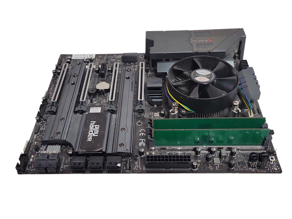Supermicro C9Z390-PGW LGA 1151 with Core I7-9700K 3.60GHz CPU, 16GB DDR4 RAM