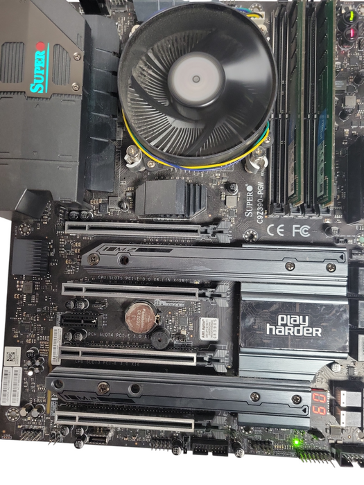 Supermicro C9Z390-PGW LGA 1151 with Core I7-9700K 3.60GHz CPU, 16GB DDR4 RAM