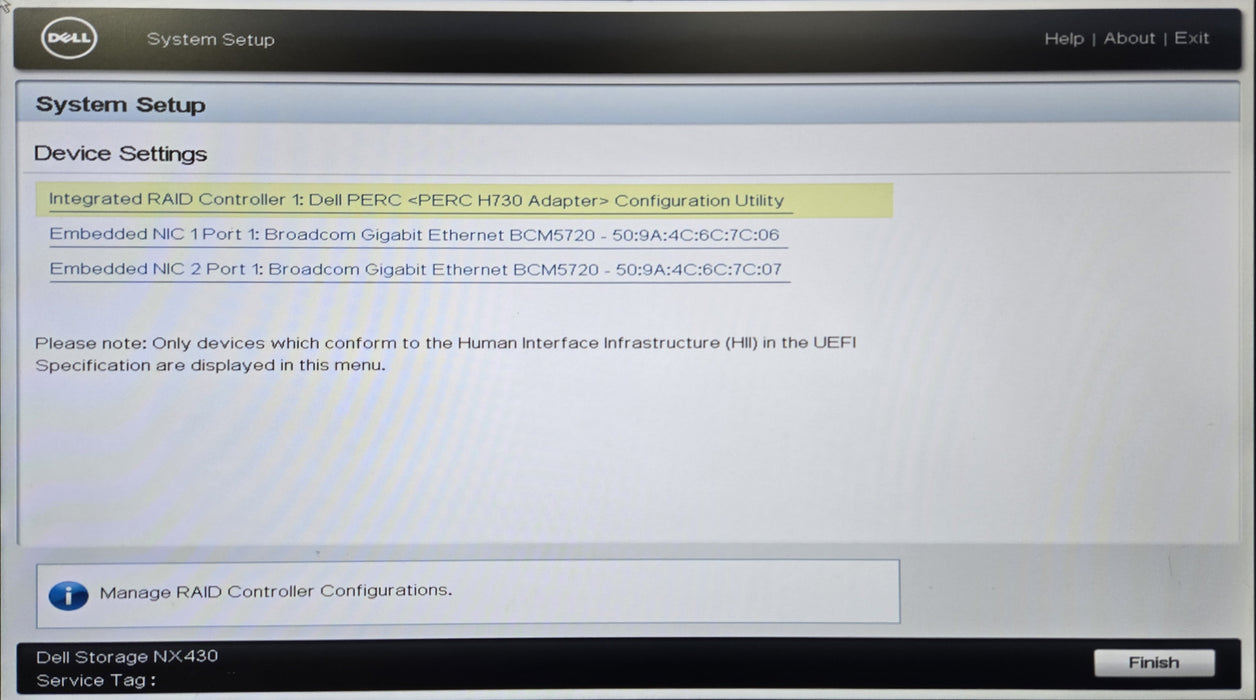 Dell Storage NX430 1U 4x3.5", Xeon E3-1220v6 3.00GHz, 8GB DDR4, H730, 350W PSU