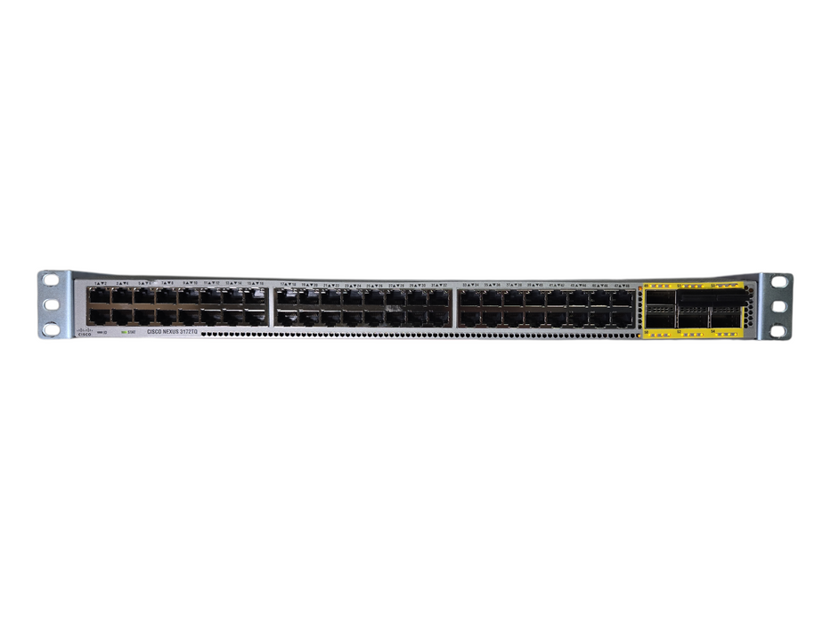 Cisco Nexus N3K-C3172TQ-10GT 48x 10GbE RJ45 +6x 40Gb QSFP+ Port, 2x PSU