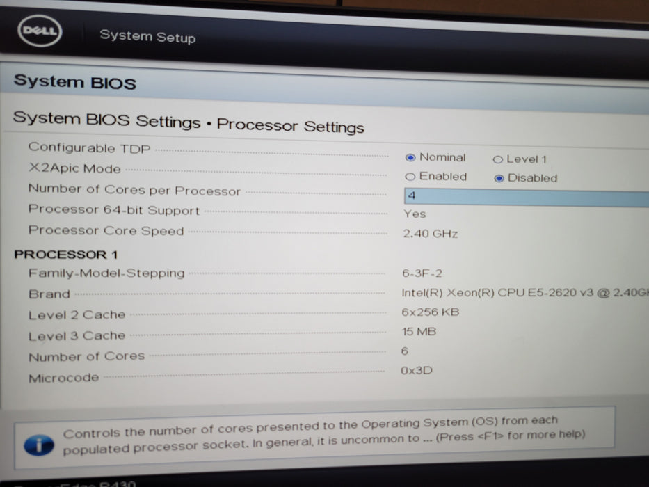 Dell PowerEdge R430 - Xeon E5-2620 v3 16GB DDR4 PERC H730 Mini 2x550W PSU