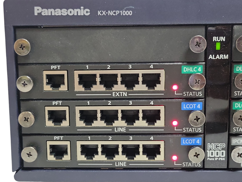 Panasonic KX-NCP1000C pure IP-PBX w/ 2x LCOT4, 1x DHLC4, 2x DLC16 1x IPCMPR, SEE