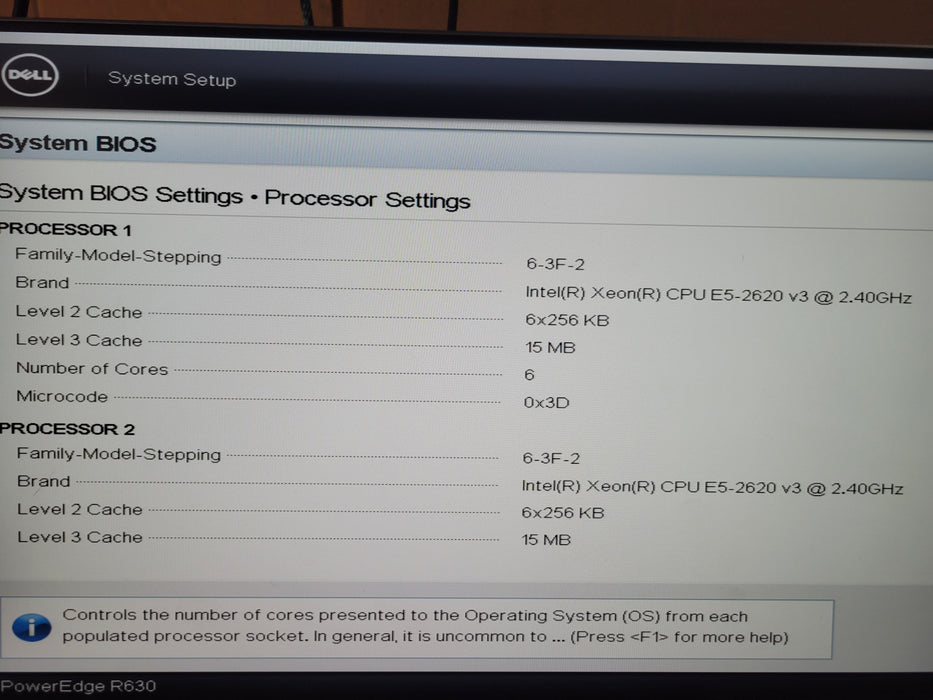Dell PowerEdge R630 - 2x Xeon E5-2620 v3 32GB DDR4 PERC H730 Mini 2x750W PSU