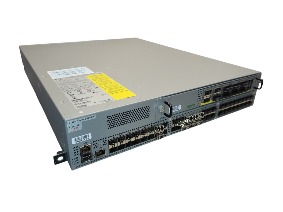 Cisco Nexus 9300 N9K-C9396PX 48x 10G SFP+ 12x 40G QSFP N9K-M12PQ 2x AC